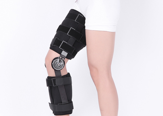 Utilisation à long terme réglable de longueur de l'accolade 50-62cm de soutien de genou de blessures de sports